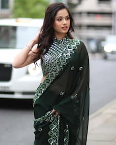 'चांद भी फीका है तेरे सामने,' जन्नत जुबैर को देखे बोल पड़े फैंस, एक्ट्रेस ने लंदन में पहनी ग्रीन साड़ी