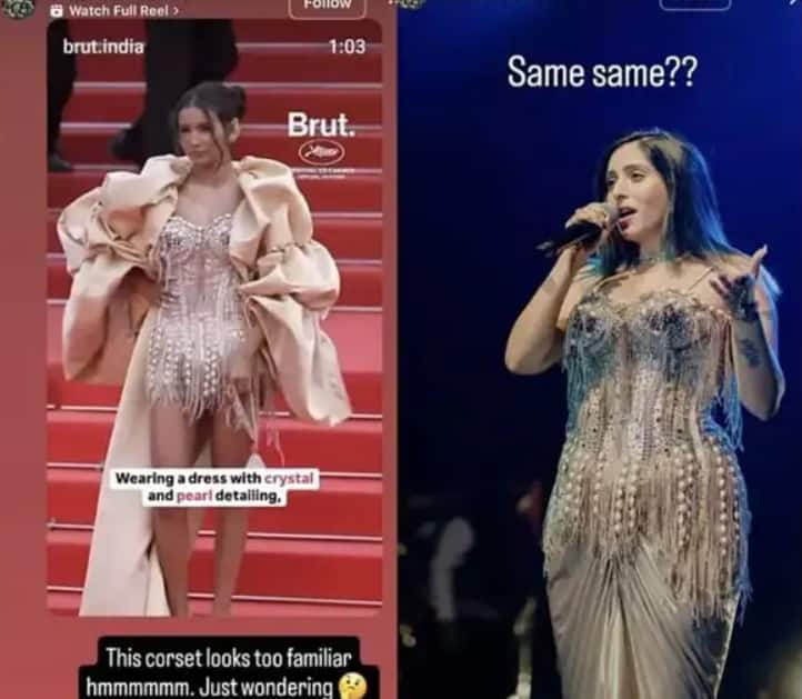 नैन्सी त्यागी के कान्स लुक की खुली पोल! खुद से नहीं सिली थी 25 हजार में खरीदी थी ड्रेस, नेहा भसीन ने दिखाए सबूत