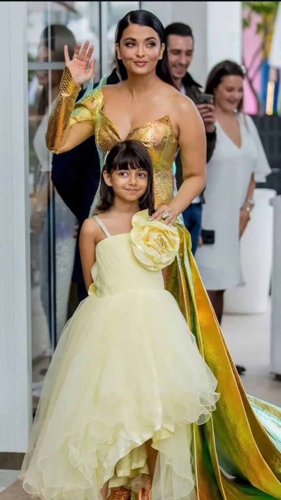 कान्स के रेड कार्पेट से आराध्या संग ऐश्वर्या राय की वायरल तस्वीरें