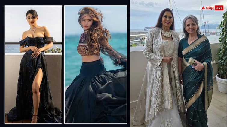 Cannes 2025: ग्रीन साड़ी में शर्मिला टैगोर का रॉयल लुक, तो ब्लैक लहंगे में अनुष्का ने ढाया कहर, देखिए तस्वीरें