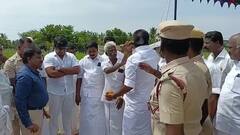 அரிவாளை ஓங்கி மிரட்டும் திமுக முன்னாள் எம்எல்ஏ: பின்னணி என்ன?