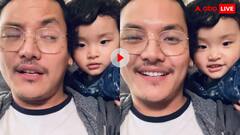 मोहम्मद रफी के गाने पर पिता ने बैठाए सुर, पीछे से 2 साल की बेटी ने बांधा समां...वीडियो देख बन जाएगा दिन