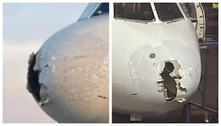 Viral News: వడగళ్ల వానకు షేక్ అయిన ఇండిగో విమానం- తీవ్ర భయాందోళనలకు గురైన ప్రయాణికులు