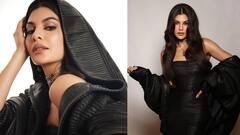Jacqueline Fernandez: श्रीलंकन ब्युटी जॅकलीनचा बोल्ड ब्लॅक लूक; फोटो पाहाचं!
