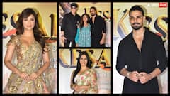 Kesari Veer Screening: गोल्डन लहंगे में छाईं आकांक्षा शर्मा, सूरज पंचोली ने फैमिली संग दिया पोज, देखें फोटोज