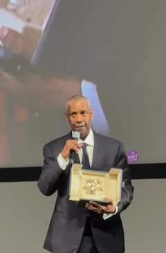 Karan Tacker's fan moment with Denzel Washington & Spike Lee is everything
