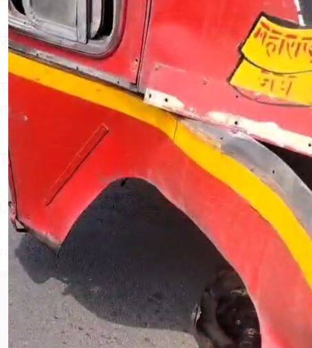 10 दिवसाआधी देखील बसचे चाक निघाल्याचा प्रकार घडला होता.