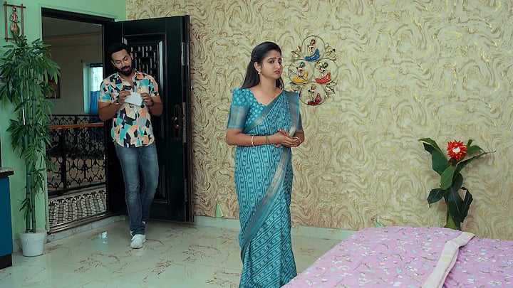 రాజ్ రావడం చూసి కావాలని వెళ్లిపోతుంటుంది కావ్య..ఇంతలో రాజ్ వచ్చి..ఎక్కడికి వెళ్లిపోతున్నారంటూ ఎంట్రీ ఇస్తాడు. కావ్యను పొగుడుతుంటే  ఇదే మాట ఎంతమందికి చెప్పారని అడుగుతుంది. ఫస్ట్ టైమ్ మీకే చెప్పాను అంటాడు
