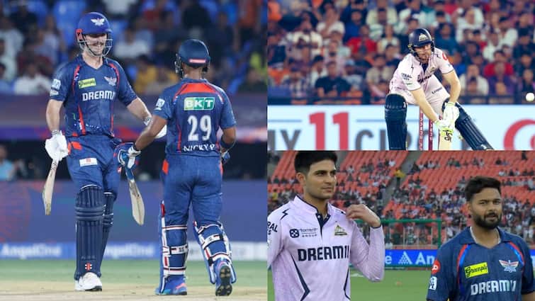 gt vs lsg highlights lucknow super giants beats gujarat titans by 33 runs mitchell march avesh khan shubman gill ipl 2025 highlights मिचेल मार्श का शतक, पूरन की तबाही के बाद गेंदबाजों ने बरपाया कहर; LSG ने गुजरात को 33 रनों से हराया