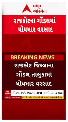 Rajkot Rains: રાજકોટ જિલ્લાના ગોંડલ તાલુકામાં ધોધમાર વરસાદ
