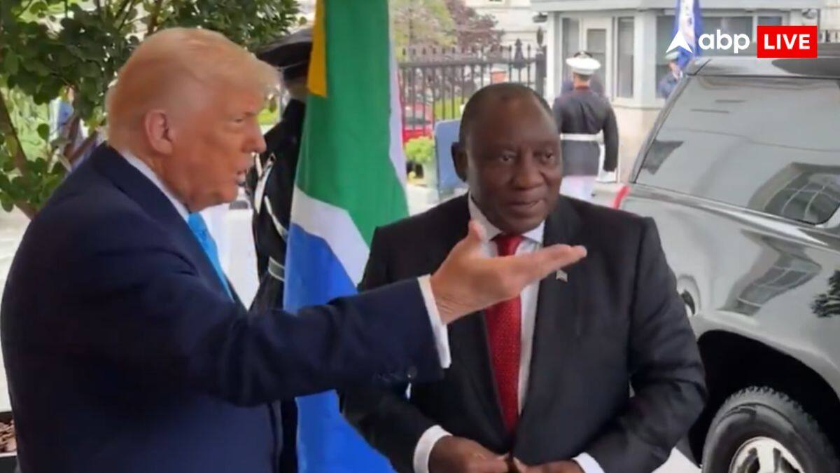 दक्षिण अफ्रीका के राष्ट्रपति पहुंचे अमेरिका, ट्रंप ने ऐसा क्या बोल दिया जो भड़क उठे रामफोसा?