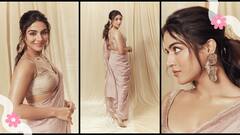 हिच्या अदांची बात काही औरच..., शिमर साडीत खुललं वामिकाचं सौंदर्य