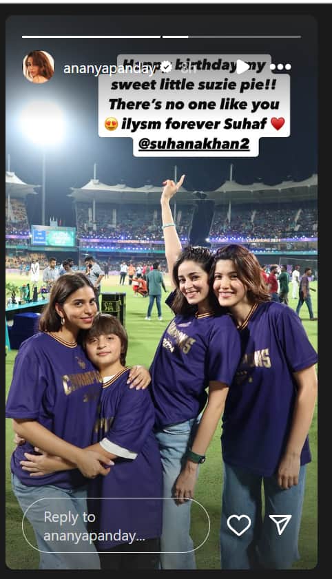 Bestfriends Ananya Pandey and Shanaya Kapoor looted love on Suhana Khan's birthday, shared post