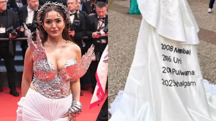 Sonam Chhabra Makes Cannes 2025 With Cape Honouring Pahalgam Terror Attack Victims Who Is Sonam Chhabra? Actress Who Stirred Cannes 2025 With A Powerful Cape Honouring Terror Attack Victims