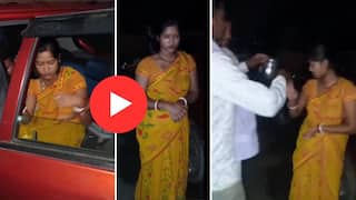 Video : अल्टो कारमध्ये रात्री उशिरा 'बेवफा बायको' बॉयफ्रेंडसोबत रंगेहाथ सापडली अन् नवऱ्याने हातात पाण्यानं भरलेला तांब्या घेत...