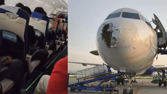 Indigo Flight: கொட்டிய ஆலங்கட்டி மழை.. நடுவானில் சேதமடைந்த விமானம்...நூலிழையில் தப்பிய திரிணாமுல் எம்.பிக்கள்