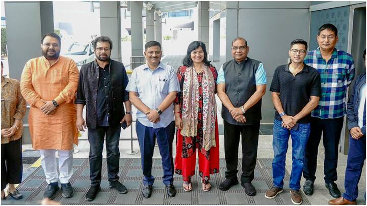 The delegation led by Jha includes BJP MPs Aparajita Sarangi, Brijlal, Pradhan Barua and Hemang Joshi, Congress leader and former external affairs minister Salman Khurshid, TMC MP Abhishek Banerjee, CPI(M)'s John Brittas, and former ambassador Mohan Kumar. (Source: PTI)