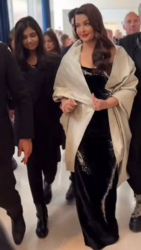 आराध्या का हाथ थामें कान्स रेड कार्पेट पर पहुंचीं ऐश्वर्या, बेटी संग वीडियो वायरल