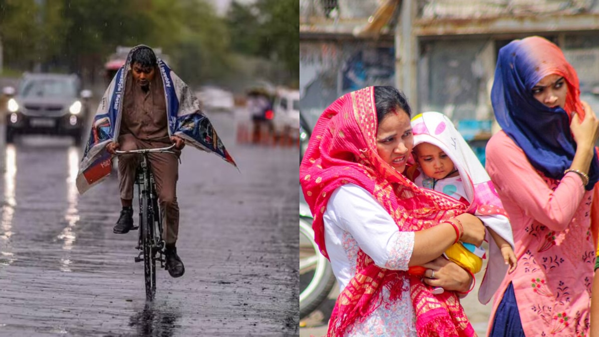 राजस्थान के भीलवाड़ा में तेज आंधी और बारिश का कहर, तो दूसरी तरफ जालोर में गर्मी से लोग बेहाल