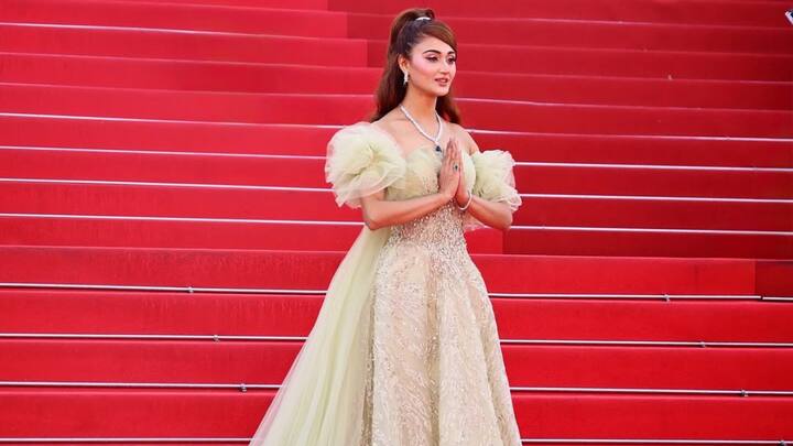 Arushi Nishank, who is a renowned producer and actor, made her debut appearance on the red carpet at the Cannes Film Festival 2025. This marked a significant moment in her journey as she used the global stage to promote sustainability through fashion.