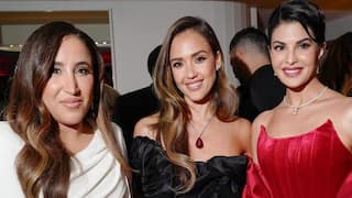 Jacqueline Fernandez Has A 'Fangirl' Moment With Jessica Alba At Cannes, See Pics