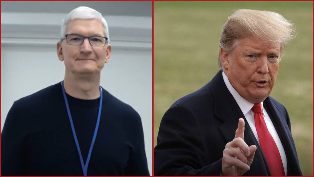 Donald Trump Warns Apple of 25 percent tariff if iPhones are not made in US Trump Vs Apple: சாரே, நீங்க பண்றதெல்லாம் நியாயமா.? ஆப்பிளுக்கு ஆப்பு வைத்த ட்ரம்ப் - இந்தியாவுக்கும் இழப்பு