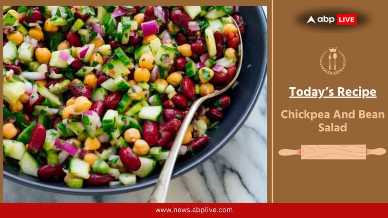 Easy Chickpea And Bean Salad Recipe Easy Chickpea And Bean Salad Recipe