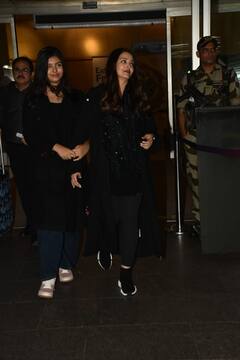 Cannes 2025 में जलवा दिखाने के बाद मुंबई लौटीं ऐश्वर्या राय, बेटी आराध्या संग ब्लैक में ट्विंनिंग कर एयरपोर्ट पर हुईं स्पॉट