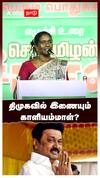 Kaliyammal Joins DMK? |  திமுகவில் காளியம்மாள்? விஜய் மீது திடீர் விமர்சனம்!