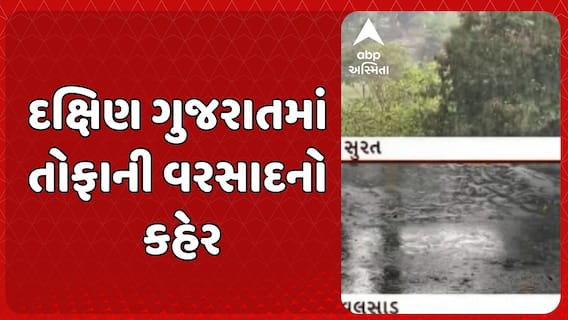 South Gujarat Rains: દક્ષિણ ગુજરાતમાં તોફાની વરસાદનો કહેર, અનેક કાચા પાકા મકાનો અને વૃક્ષોને નુકસાન