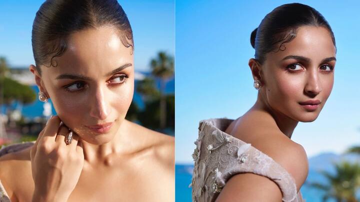 तिची स्टायलिस्ट रिया कपूरने तिच्यासाठी हा उत्कृष्ट लूक निवडला होता.