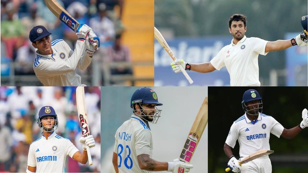 IND vs ENG: இடியாய் இடிக்குமா? இடிந்து போய் உட்காருமா? இந்திய பேட்டிங்கிற்கு காத்திருக்கு சவால்! india test squad for england 2025 challenge of indian team middle order against england seam spin IND vs ENG: இடியாய் இடிக்குமா? இடிந்து போய் உட்காருமா? இந்திய பேட்டிங்கிற்கு காத்திருக்கு சவால்!