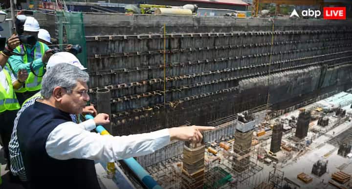 ਭਾਰਤ ਦੀ ਪਹਿਲੀ ਬੁਲੇਟ ਟ੍ਰੇਨ ਦਾ ਨਿਰਮਾਣ ਤੇਜ਼ੀ ਨਾਲ ਚੱਲ ਰਿਹਾ, ਹੁਣ ਤੱਕ, ਮੁੰਬਈ-ਅਹਿਮਦਾਬਾਦ ਰੂਟ 'ਤੇ 300 ਕਿਲੋਮੀਟਰ ਵਾਇਆਡਕਟ ਤਿਆਰ ਹੋ ਚੁੱਕਿਆ ਹੈ। ਪ੍ਰੋਜੈਕਟ ਦੀ ਪ੍ਰਗਤੀ ਤੇ ਬੁਲੇਟ ਟ੍ਰੇਨ ਸੇਵਾ ਕਦੋਂ ਸ਼ੁਰੂ ਹੋਵੇਗੀ, ਆਓ ਜਾਣਦੇ ਹਾਂ