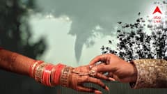 চারিদিক ঝড়ে তোলপাড়, প্ল্যান করেই টর্নেডোর সামনে দাঁড়িয়ে এনগেজমেন্ট দম্পতির! আজব কীর্তি!