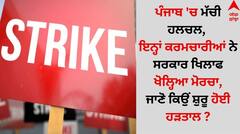 ਪੰਜਾਬ 'ਚ ਮੱਚੀ ਹਲਚਲ, ਇਨ੍ਹਾਂ ਕਰਮਚਾਰੀਆਂ ਨੇ ਸਰਕਾਰ ਖਿਲਾਫ ਖੋਲ੍ਹਿਆ ਮੋਰਚਾ, ਜਾਣੋ ਕਿਉਂ ਸ਼ੁਰੂ ਹੋਈ ਹੜਤਾਲ ?