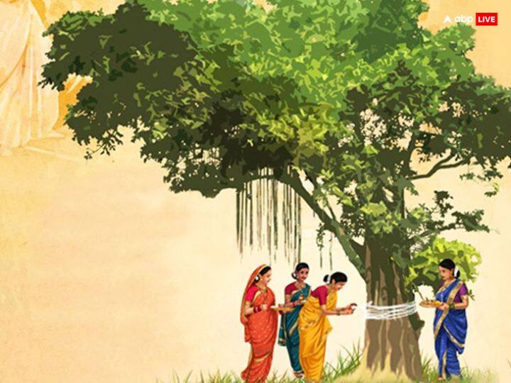 वट सावित्री व्रत के समय सुहागिन महिलाएं पूजा के दौरान बरगद के पेड़ के तने के चारों ओर 7 बार कच्चा सूत लपेटती हैं. इसे पति-पत्नी के सात जन्मों के अटूट बंधन का संकेत माना जाता है इसलिए बरगद पर सात बार कच्चा सूत लपेटा जाता है ताकि वैवाहिक जीवन में सात जन्मों का साथ बना रहे.