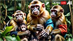 यहां दूसरी प्रजाति के बंदरों के बच्चे किडनैप कर लेते हैं ये खास बंदर, फिर करते हैं यह काम