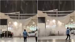 Delhi Airport Hit By Rain Chaos, T-1 Overhang Crashes Down; ‘Structural Comprommise’ Ruled Out
