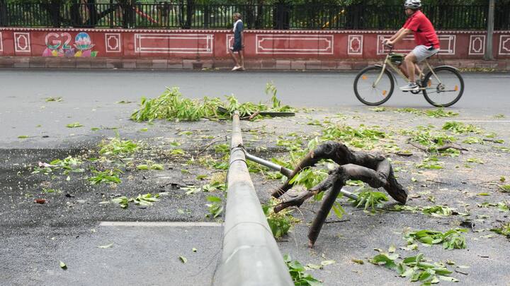 ঝড়ের প্রকোপে বাতিস্তম্ভ ভেঙে পড়ার ঘটনাও সামনে এসেছে। এমনকি বেলা বাড়লেও ভেঙে পড়া বাতিস্তম্ভ সরানো হয়নি। তার পাশ দিয়েই হেঁটে, সাইকেলে চেপে যেতে দেখা যায় সাধারণ মানুষকে।