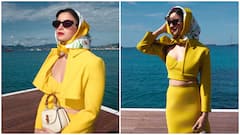 Alia Bhatt Is A 60s Dream In Yellow Gucci Co-ord Set And Silk Scarf At Cannes 2025; PICS