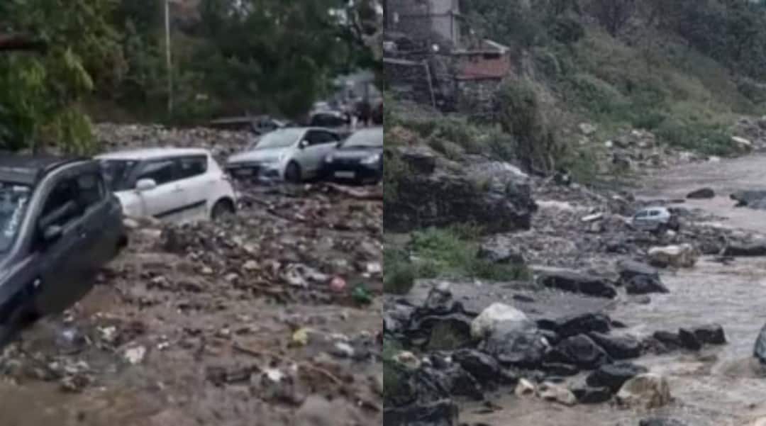 Watch Video: மேக வெடிப்பு - பெருக்கெடுத்த வெள்ளம், சிம்லாவில் அடித்துச் செல்லப்பட்ட கார்கள் - வீடியோ வைரல்