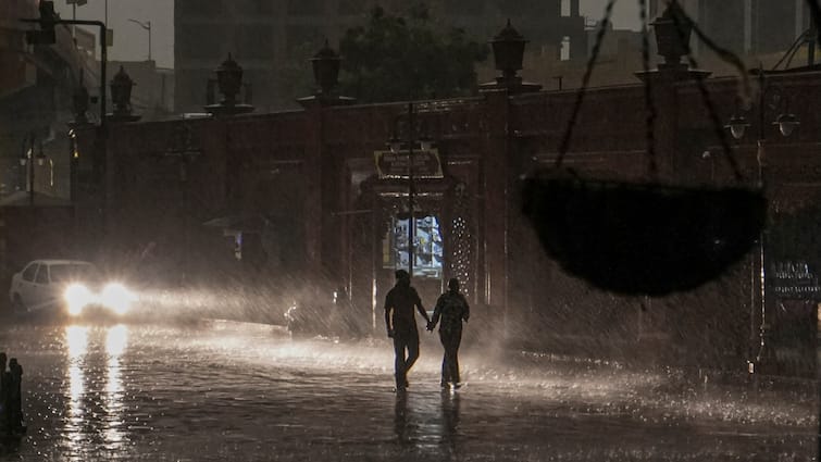 imd issued red alert for heavy rain thunderstorm and hailstorm for delhi ncr rajasthan up maharashtra kerala दिल्ली-NCR में भारी बारिश का रेड अलर्ट, IMD ने UP से केरल तक के लिए जारी की ये चेतावनी