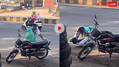 बीवी ने मारा घोड़ा पछाड़, पति सड़क पर बना पंचिंग बैग! वायरल हुआ कुटाई का LIVE शो