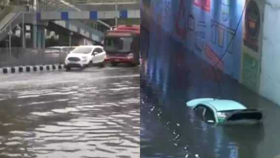 Delhi Rain: ஆட்சி மாறியும் காட்சி மாறவில்லை - தத்தளிக்கும் தலைநகரம், மூழ்கிய கார்கள், முடங்கிய மக்கள் - டெல்லி அவலம்