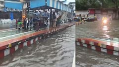 ऑफिसला जाताय, विचार करुन घराबाहेर पडा! मस्जिद बंदर रेल्वेस्टेशनचं वॉटरपार्क झालं