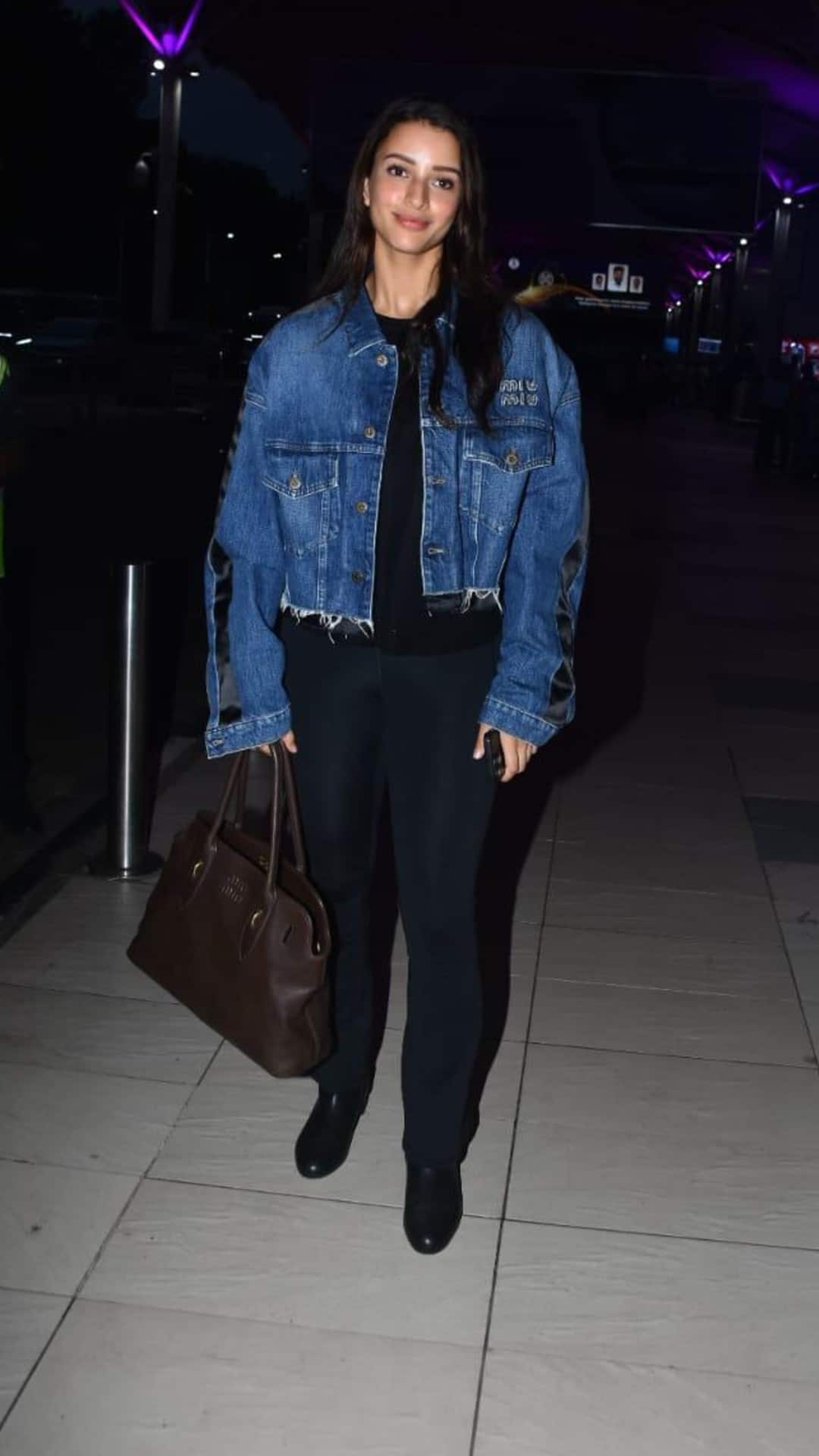 Triptii Dimri’s Effortless Airport Look: A Masterclass In Cool-Girl Minimalism