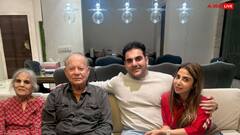 'प्रेग्नेंट' पत्नी शूरा खान संग अरबाज ने दिए पोज, पिता सलीम और मां सलमा भी साथ आए नजर