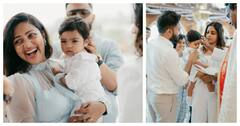 Amala Paul: அமலா பால் மகனுக்கு குடும்ப முறைப்படி நடந்த ஞானஸ்நானம் நிகழ்வு - வைரலாகும் போட்டோஸ்!