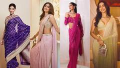 फेयरवेल के लिए ट्राय करें खुशी कपूर के ये साड़ी लुक्स, बन जाएंगे आपके भी फैंस