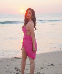 Sophie Choudry Glows In Pink Amid Golden Hour Magic: A Beach Photoshoot To Remember